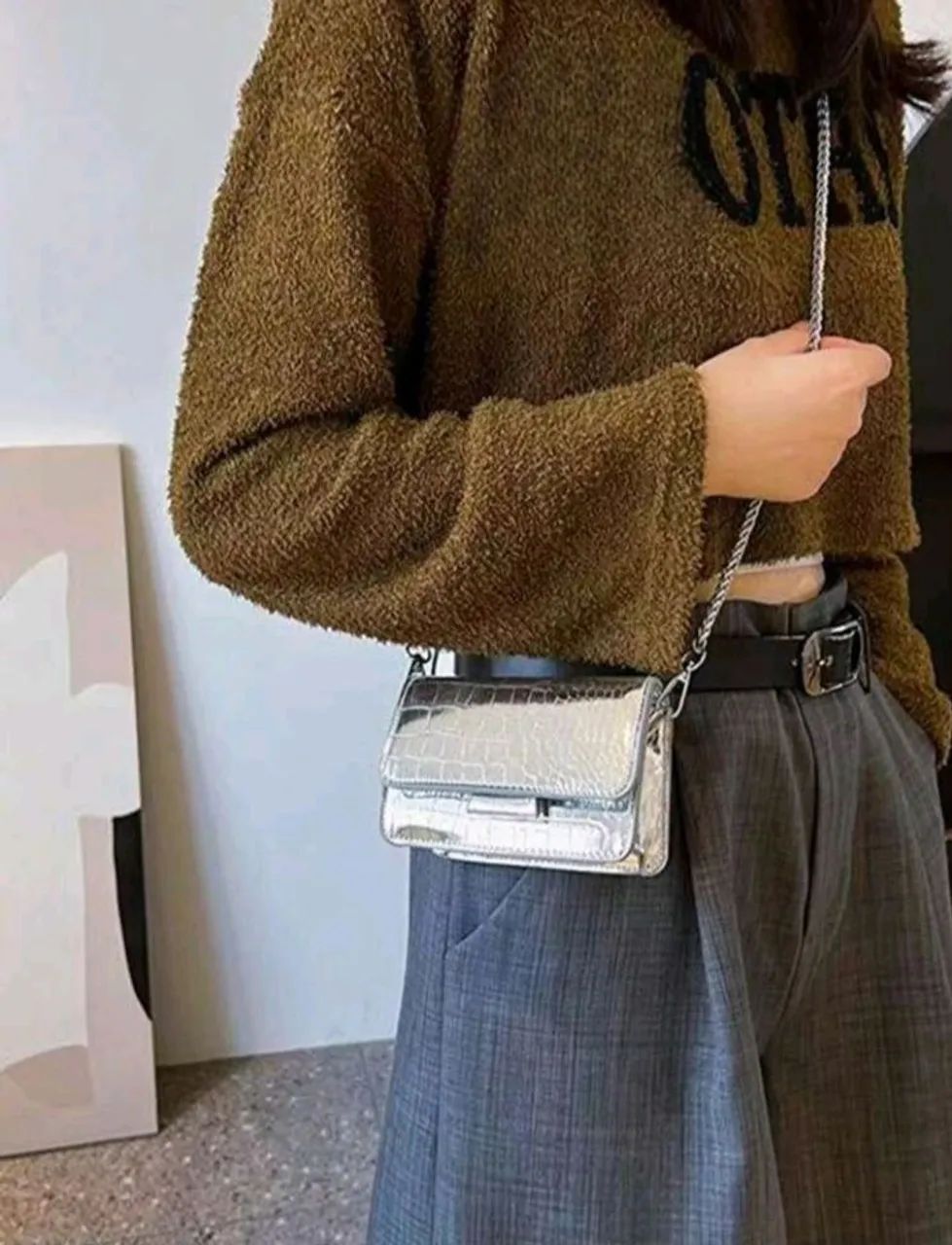 Bolsa prata transversal.  - Foto 3