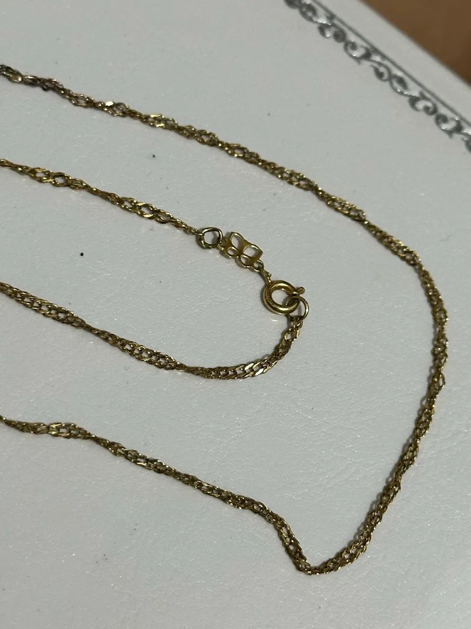 Corrente Singapura em Ouro 18k - 45cm - Foto 2