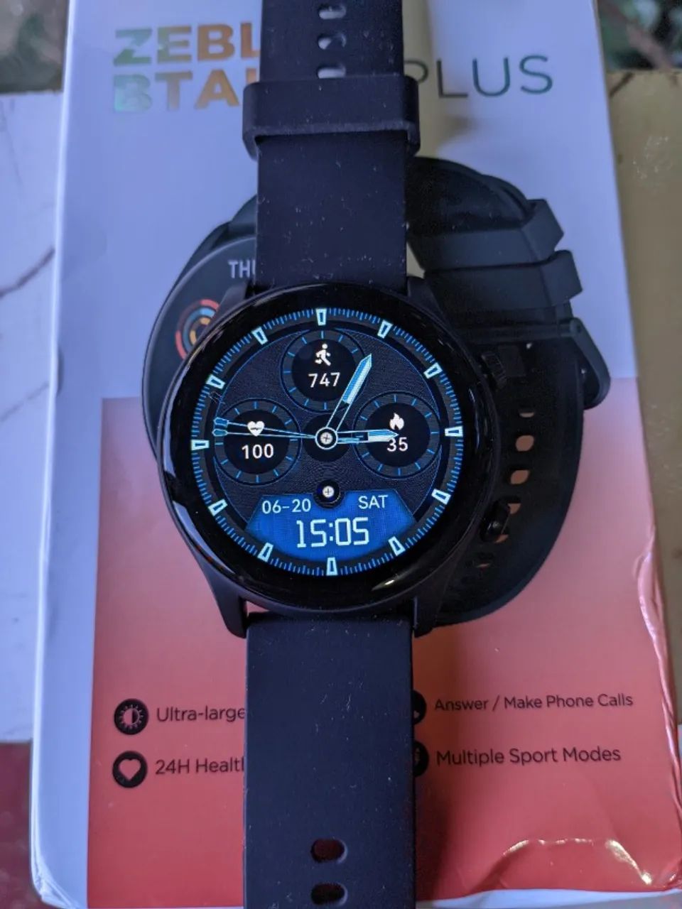 Smartwatch Zeblaze Btalk 3 Plus Faz e Recebe Chamadas - Foto 2