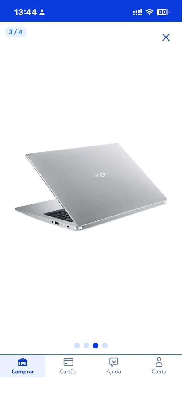 Notebook Acer razey 5 com 256 ssd   - Foto 4
