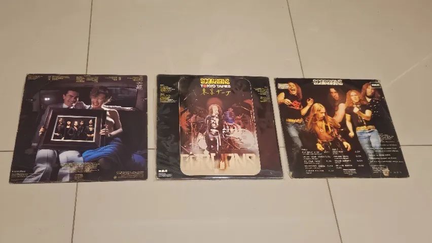 Lote 3 Discos de Vinil Scorpions Virgin Killer Tokyo Tapes Lovedrive - Foto 2