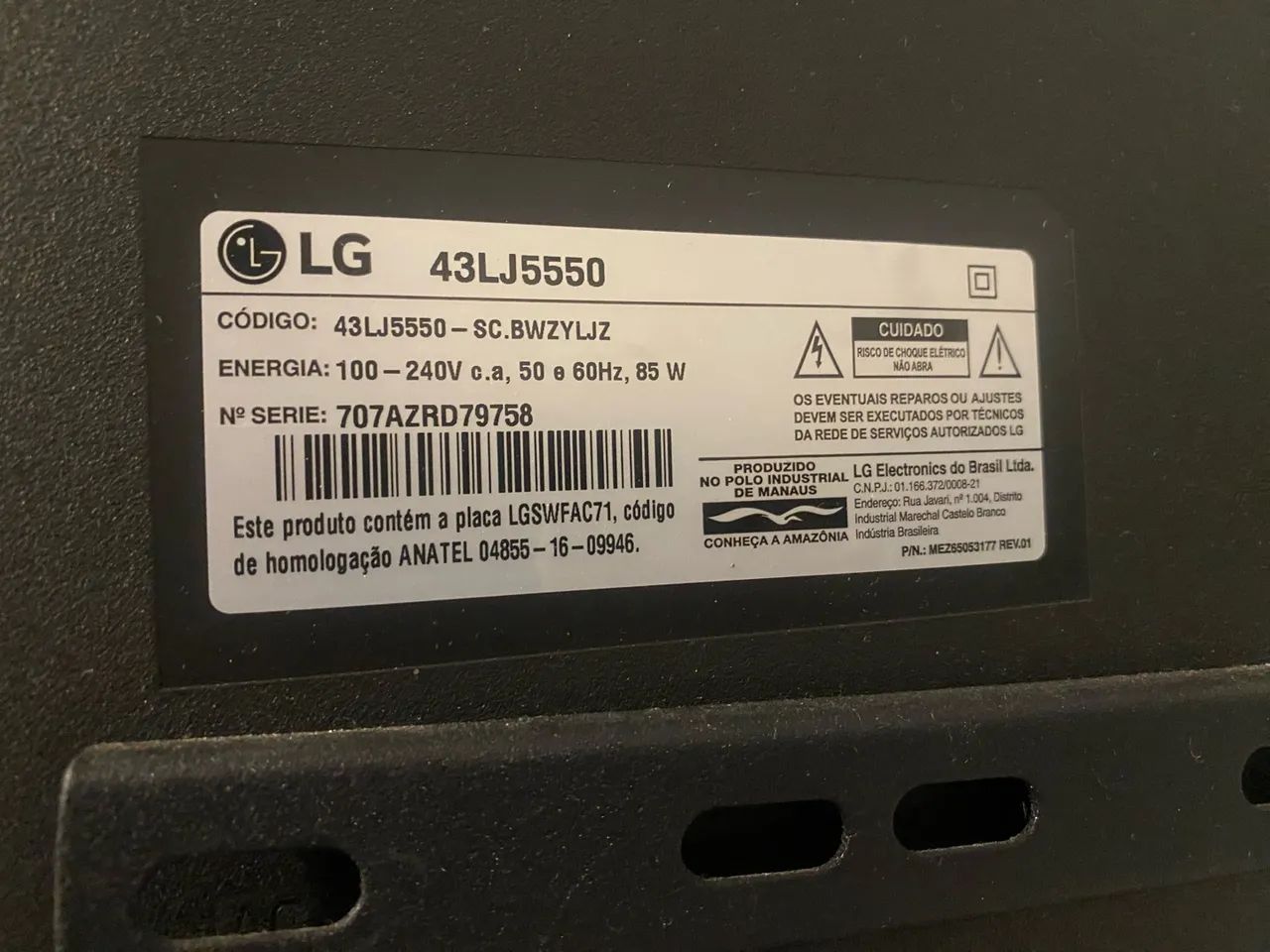 VENDO TV LG 43 POLEGADAS - SMART TV LG - Foto 2