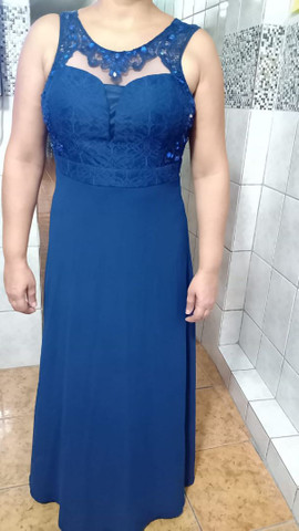 vestido de festa longo olx