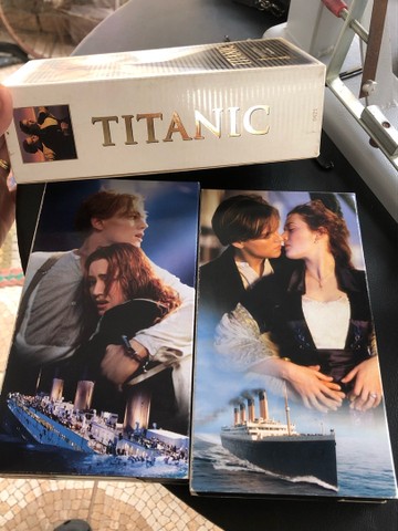 Filme Titanic fita VHS duplo Legendado - Foto 4