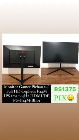 Monitor GAMER Perfeito  Pichau Gaming Cepheus IPS 144Hz com 1 MS 