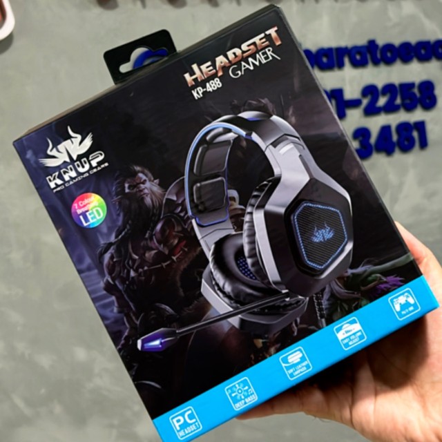 Fone Gamer Headset Knup Kp-488 Profissional Ps4 Pc Xbox One Celulares - Foto 6