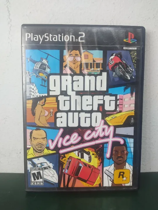 Grand Theft Auto: Vice City - PS2 (sem manual)