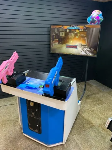 Simulador de Tiro tela 50 TRANSFORMERS trepidação das pistolas