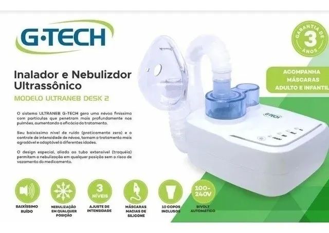 Inalador Nebulizador Ultrassônico Ultraneb Desk - Foto 2