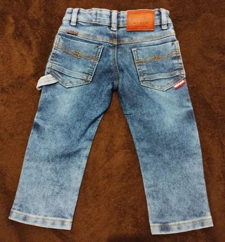 Calça jeans infantil masculina - Foto 2