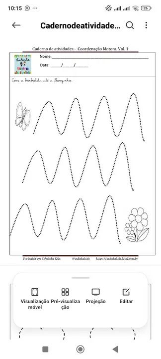 Caderno de Atividades Coordenação Motora Infantil para imprimir. - Foto 4