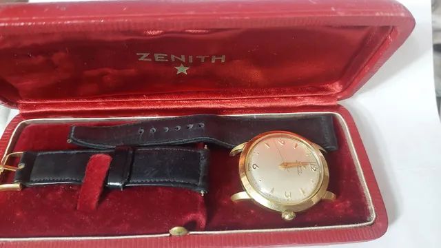 Relogio marca Zenith automatico caixa em ouro amarelo Acessorios Taguatinga Norte Taguatinga Brasilia 1311503747 OLX