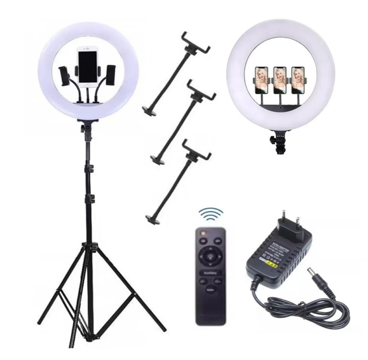 Kit ring light completo 36cm14 polegadas - Foto 6