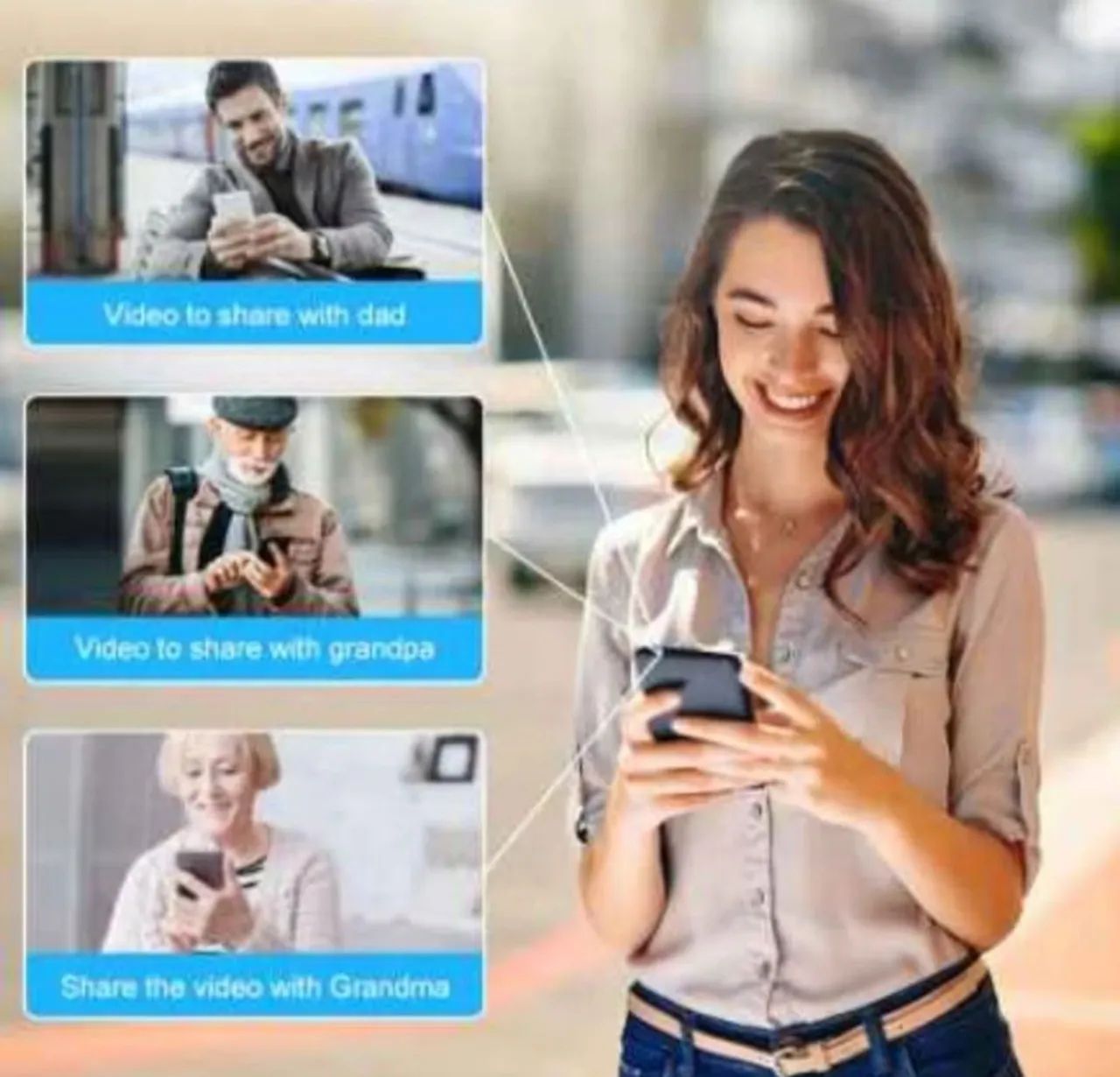 Câmera de segurança a Prova D'água sem fio gira 360 com app Yousee full HD visão noturna.  - Foto 6