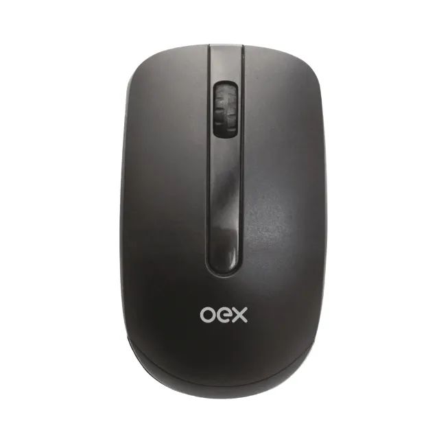Kit Mouse Com Fio Ms11 + Mouse Pad Preto MP100 - Oex  cod: 10085 - Foto 2
