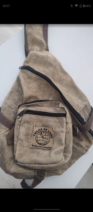 Mochila trilha da lona