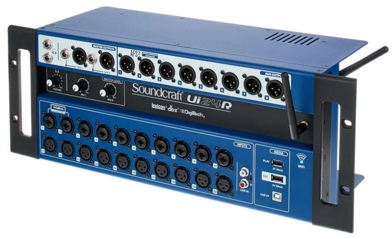 Mesa de som Digital Soundcraft Ui24R 88v 110v/220v/265v (LER ANUNCIO)