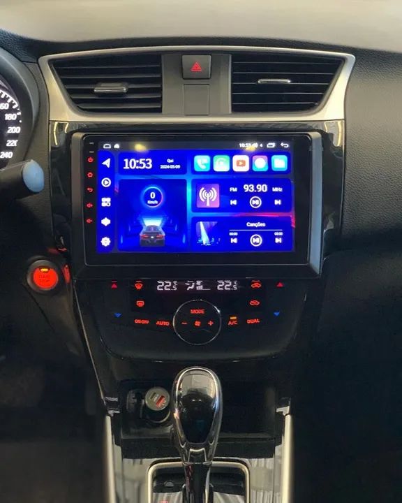 Multimídia 9 polegadas Carplay sem fio nissan versa  - Foto 3