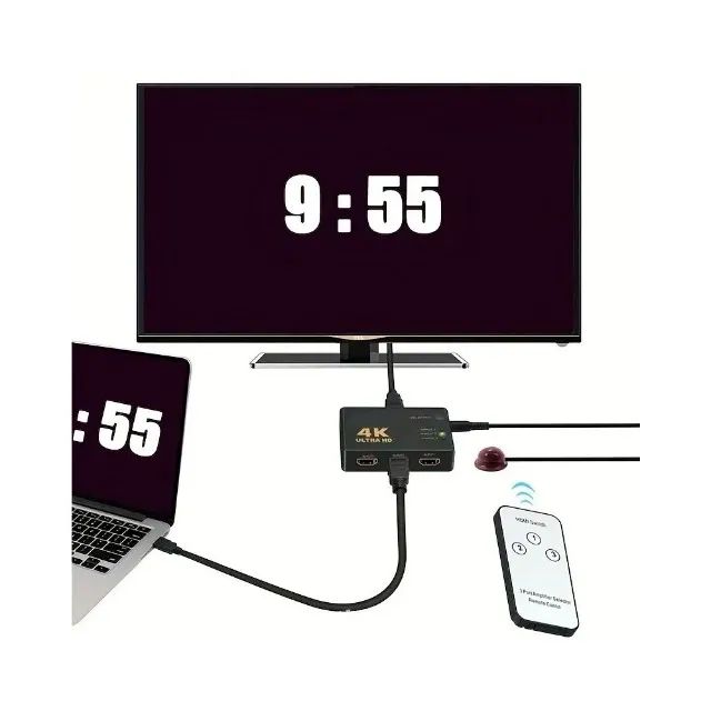 Switch Hdmi 3 em 1 C/ Controle Remoto - AC2927