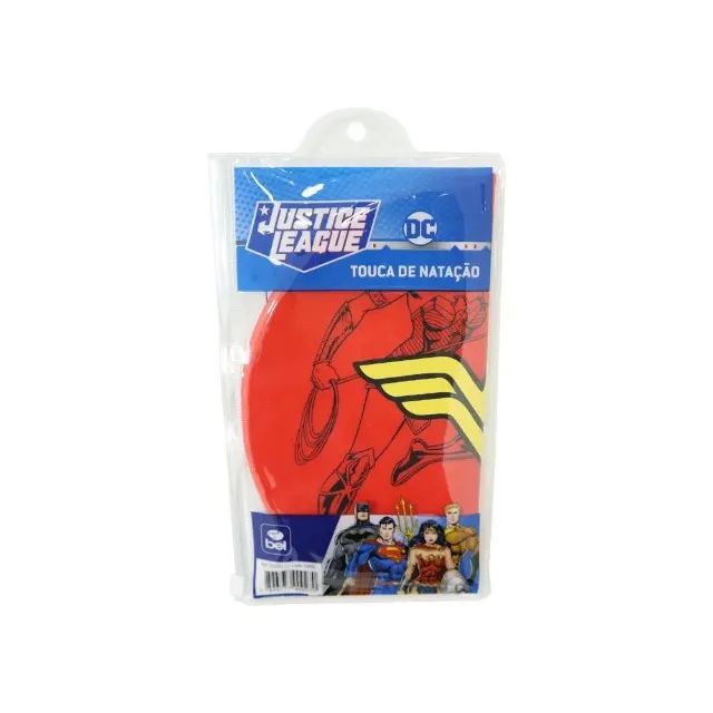Touca Natação Infjustice League  Bel 22x19cm Sili - Mulher Maravilha
