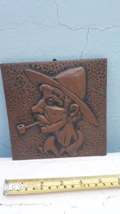 Quadro de cobre em relevo (rosto de homem ) - Foto 2