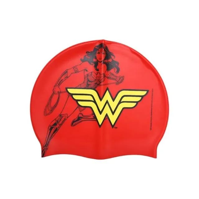 Touca Natação Infjustice League  Bel 22x19cm Sili - Mulher Maravilha - Foto 2