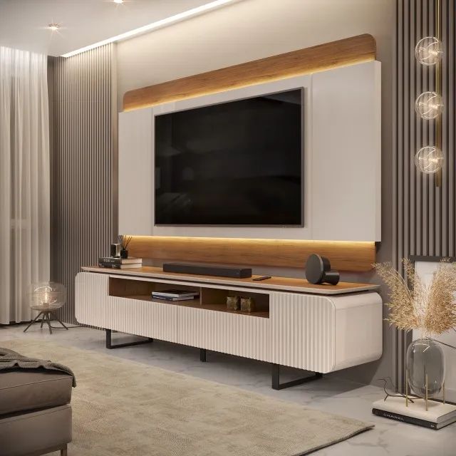 sala home rack bancada painel 