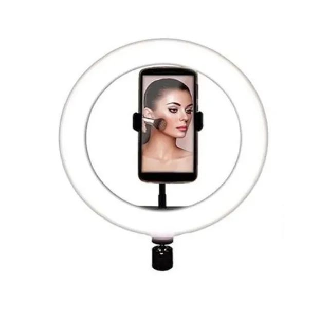 Iluminador Ring Led 25,5cm Com Controle E Tripé Mb84371 - Foto 3