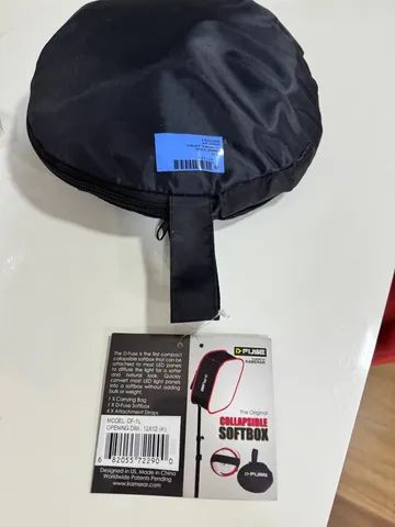 Par de Softbox difusor de iluminador novo na embalagem - Foto 4
