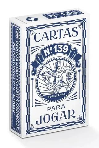 baralho copag 139 retrô azul - Foto 2