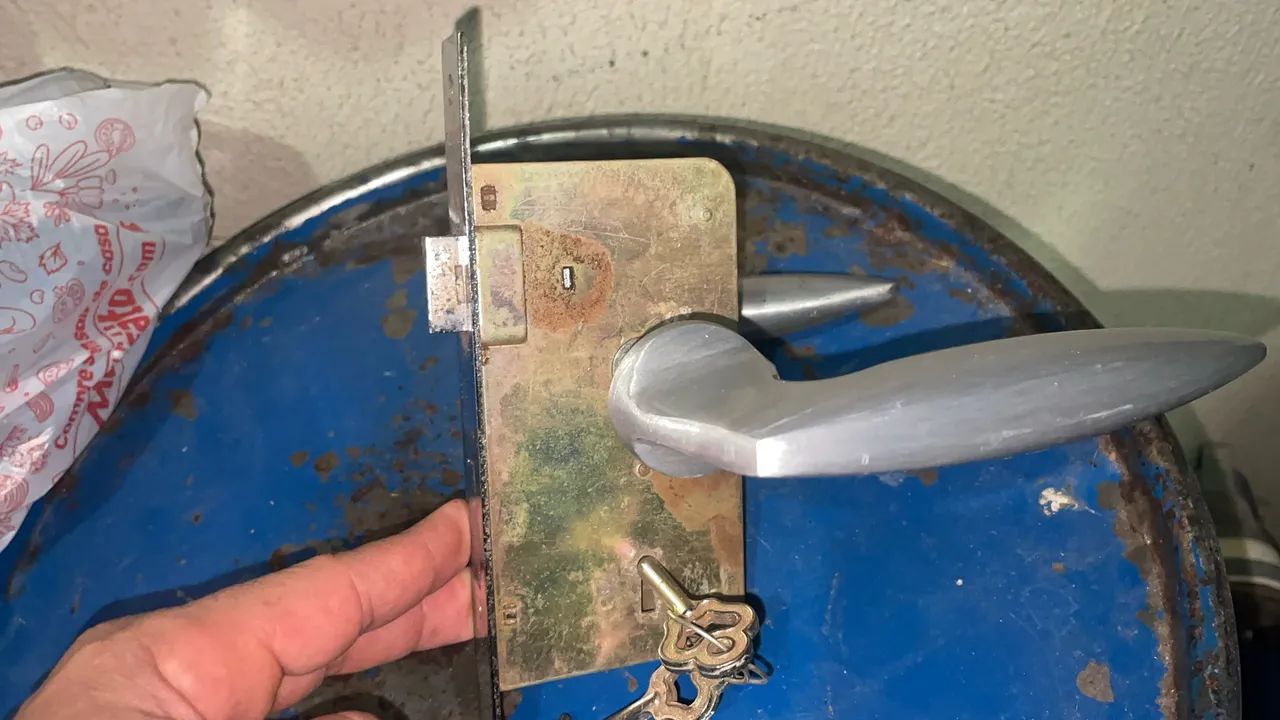 Fechadura Antiga pado - Foto 4