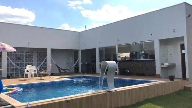 Aluguel de chácara temporada 4 suítes - pertinho de trindade e Goiânia - Foto 4