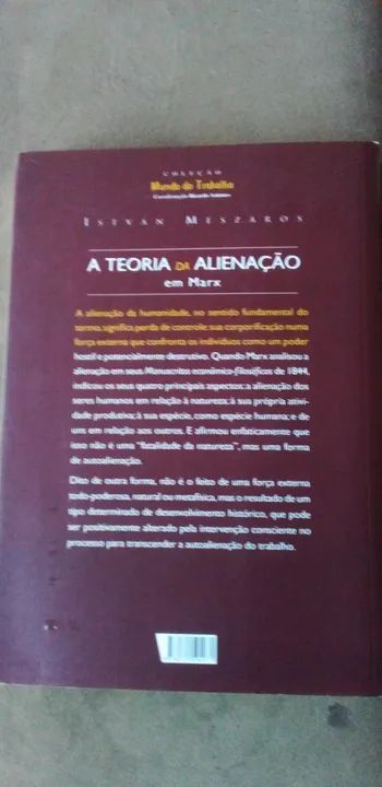 Livro -Teoria da Alienação em Marx - Meszáros (autor) - Foto 3