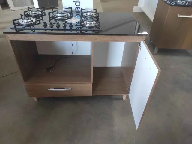 Balcão para cooktop fogão forno fit - Foto 5
