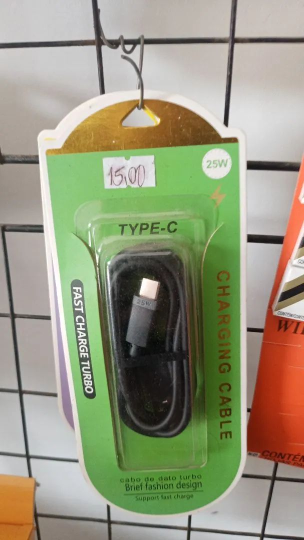 Cabo turbo V8, tipo c ou iPhone 