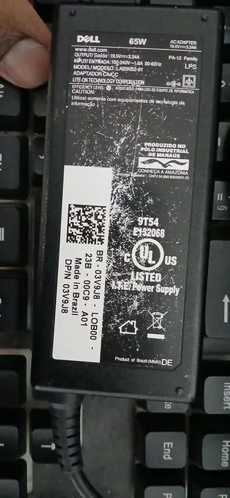 Fonte de Notebook Dell 65W - Foto 2