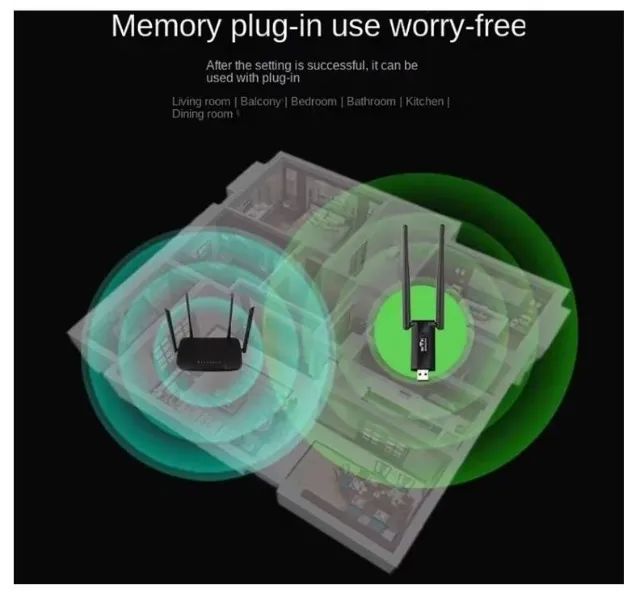 Repetidor sem fio Usb Wifi extensor amplificador de sinal longo alcance COD-AP186  