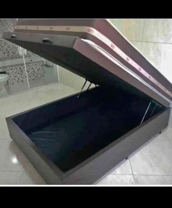 Cama completa com bau  - Foto 3