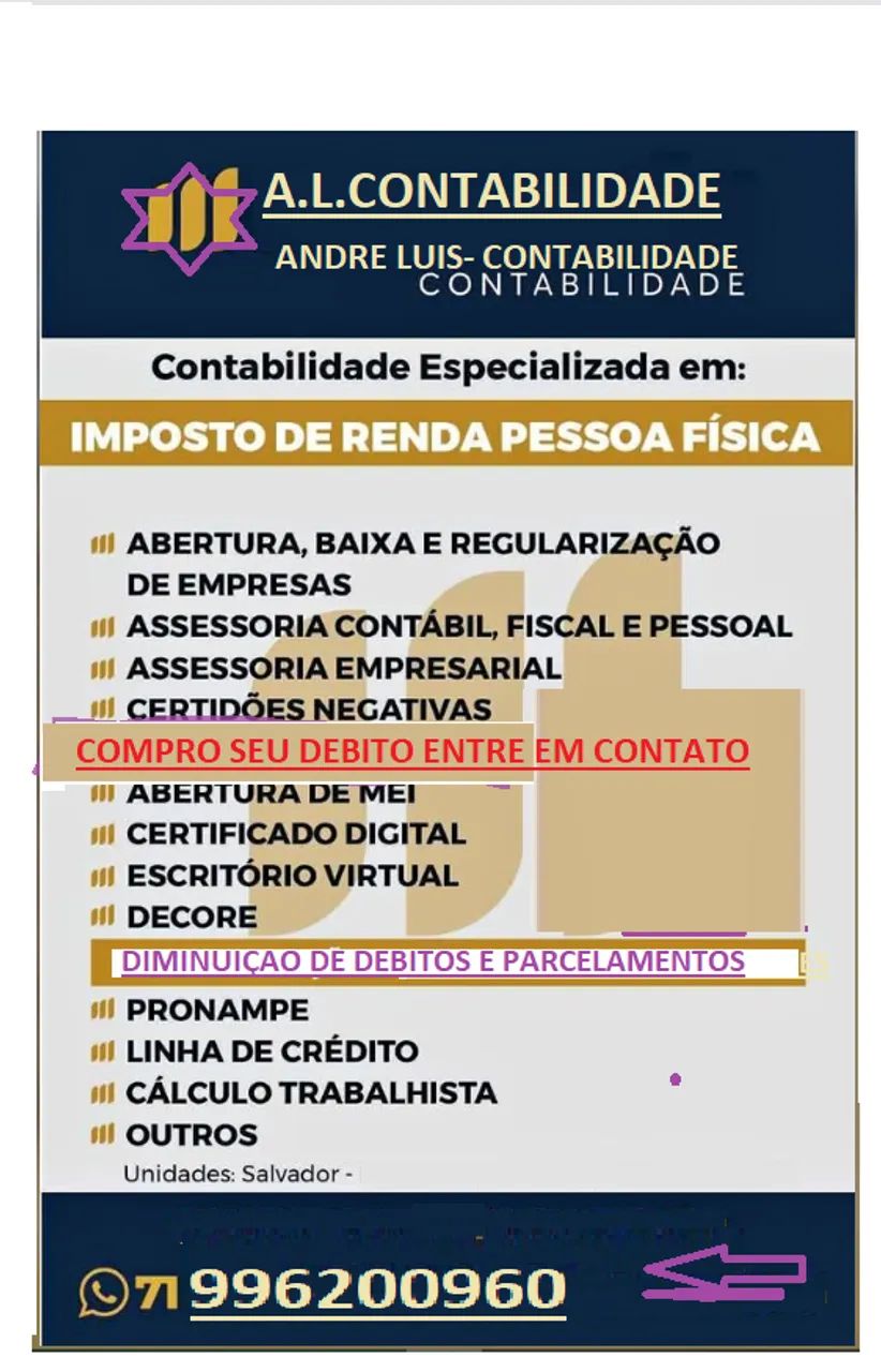 CONTABILIDADE COMPLETA -MEI-LTDA ETC.. - Foto 3