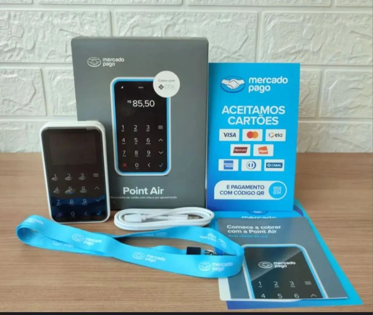 Maquina de cartão Point Air Mercado Pago