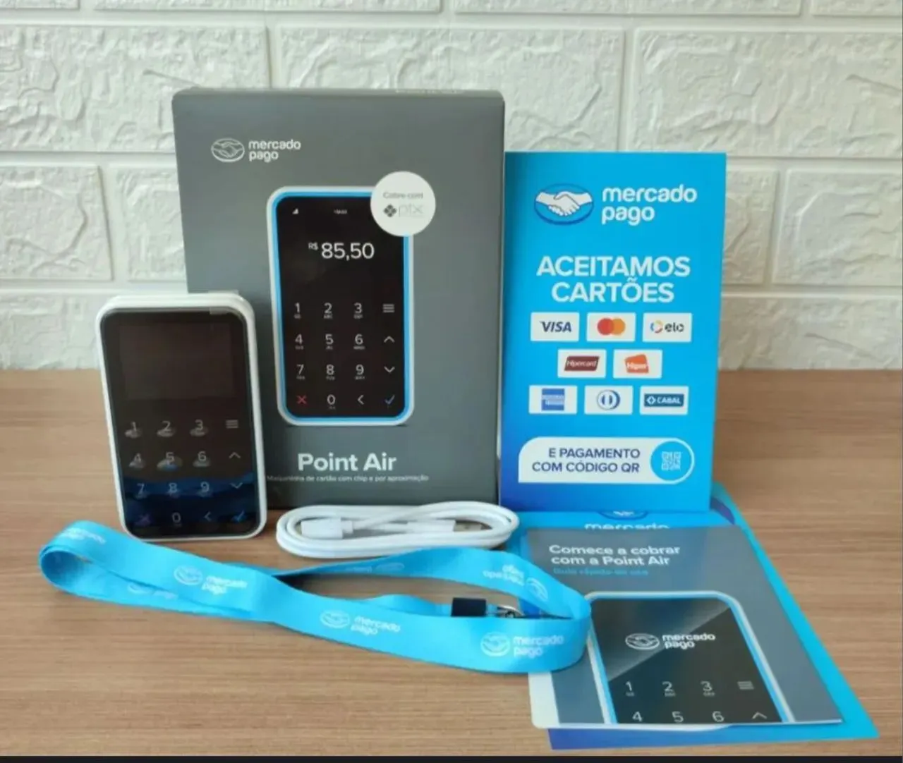 Maquina de cartão Point Air Mercado Pago