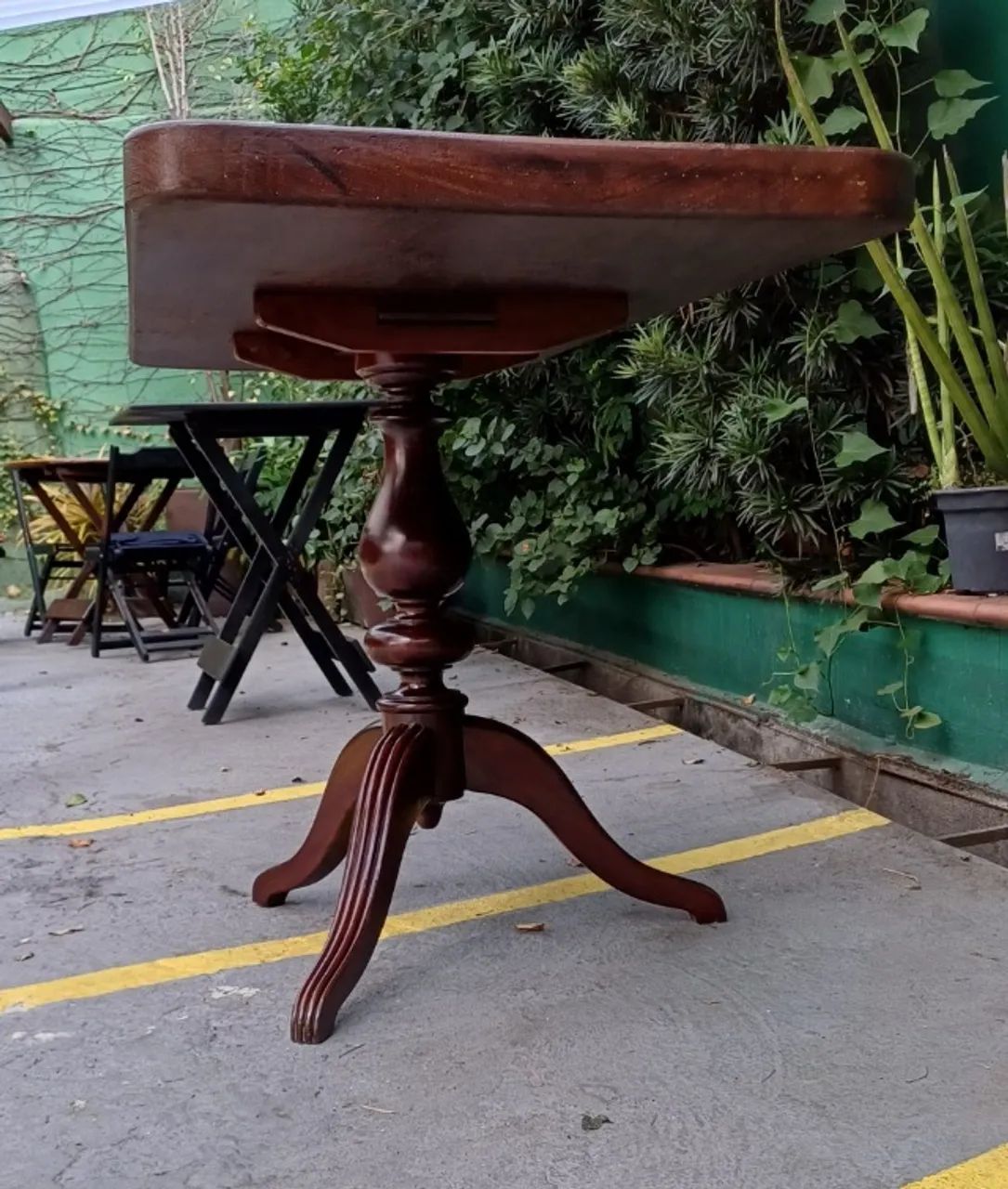 Mesa Orgânica Madeira Maciça Retangular - Foto 4