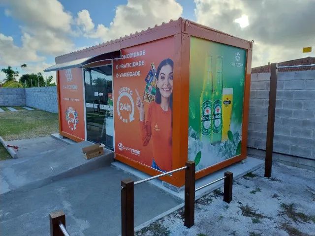 Lojas em Containers para condomínios