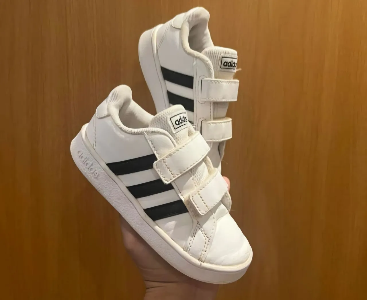 Tênis Adidas Original Bebê - Branco - Tamanho 20