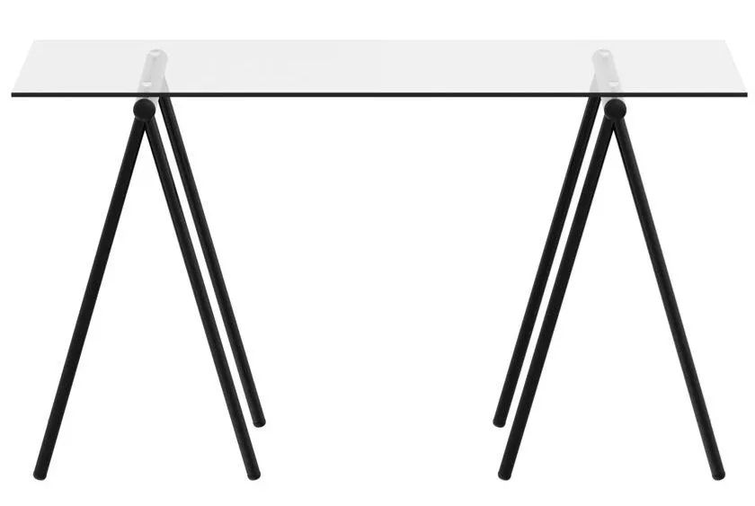Mesa de Vidro com Estrutura em Aço Preto - Foto 3