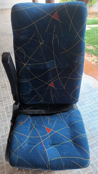 Assento de ônibus - Azul