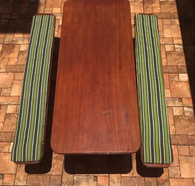 Mesa de angelim com bancos - área de churrasco - Foto 3