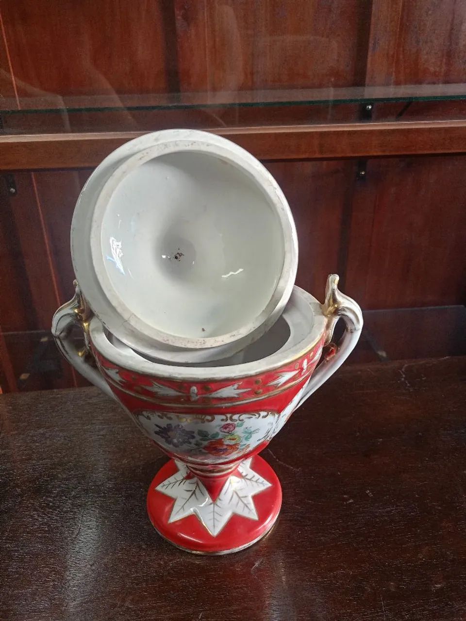 Vaso Antigo Decorativo com Tampa - Foto 4