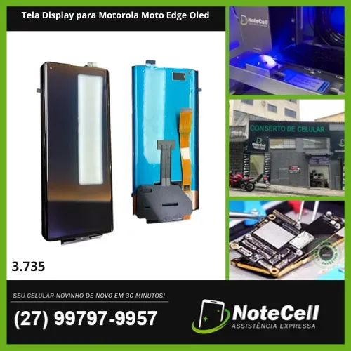 Tela Display para Motorola Moto Edge Oled  3.735 - instalação expressa 30min!