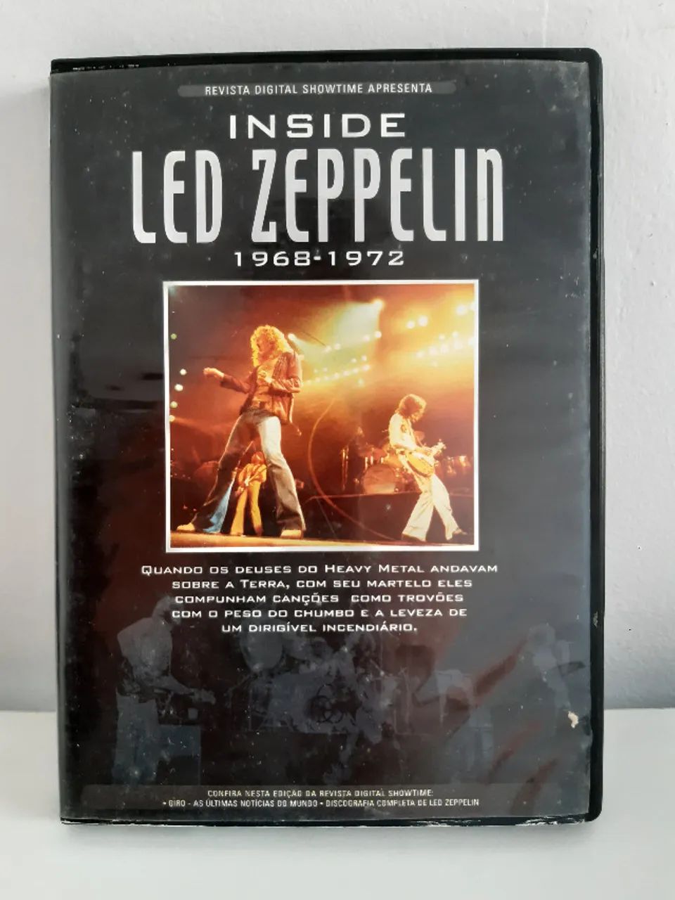 Dvd led zeppelin inside 1968-1972 documentário 